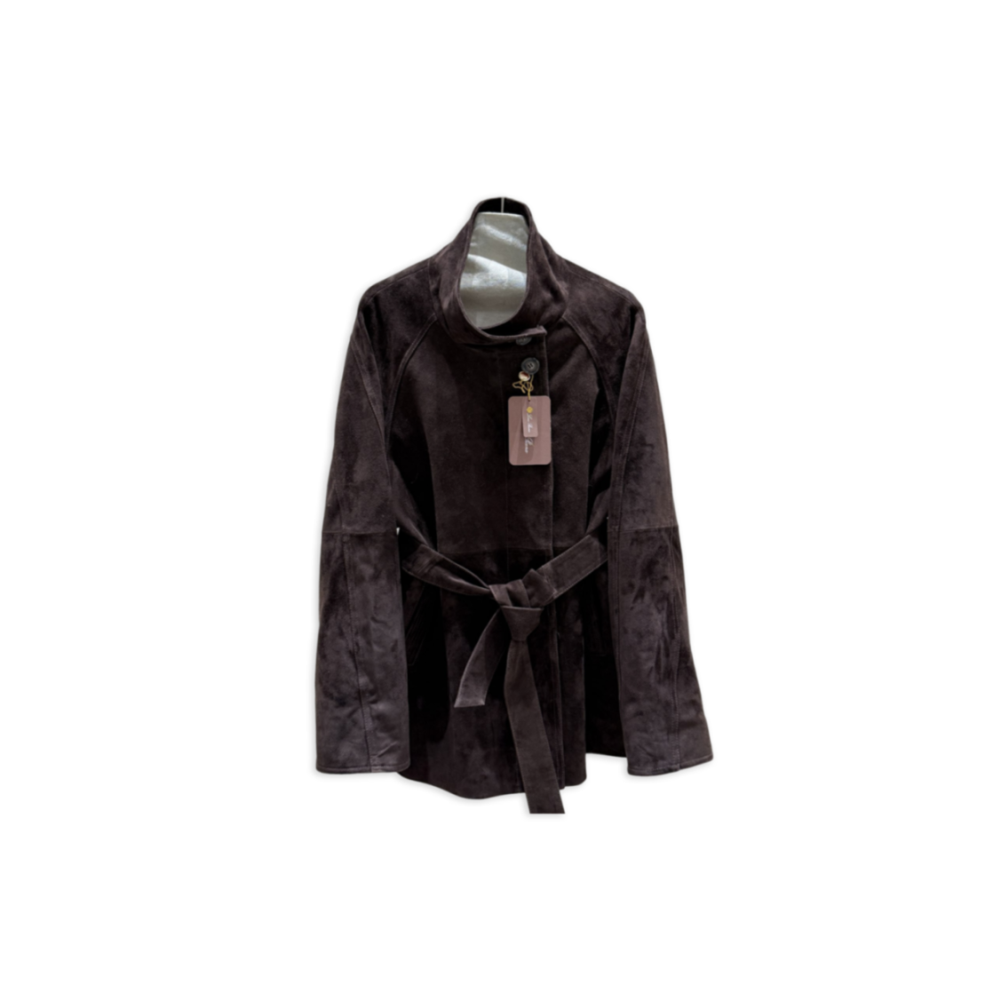 LORO PIANA SUEDE TUNIC JACKET